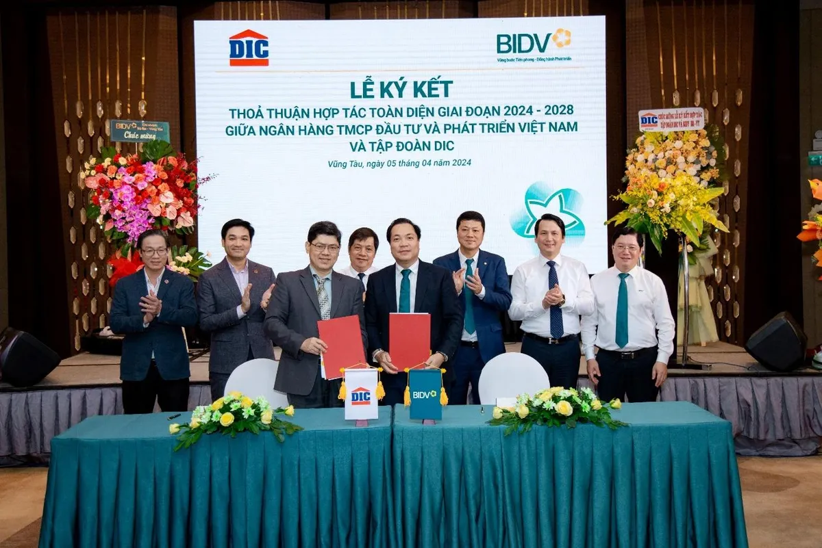 Tập đo&agrave;n DIC v&agrave; BIDV k&yacute; kết thỏa thuận hợp t&aacute;c to&agrave;n diện giai đoạn 2024 &ndash; 2028 - Ảnh 4.