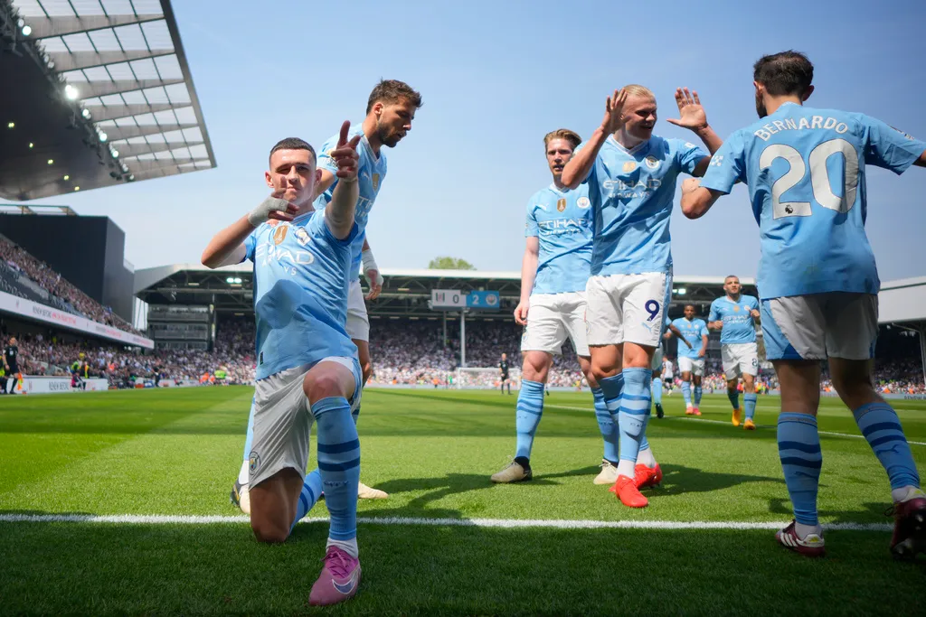 Manchester City giành chiến thắng thuyết phục trước Fulham - Ảnh 2. Manchester City giành chiến thắng thuyết phục trước Fulham - Ảnh 2.