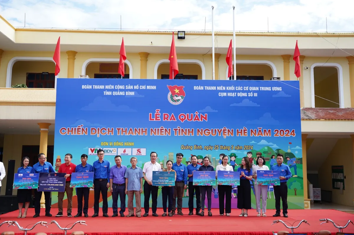 Quảng Bình: Lễ ra quân Chiến dịch thanh niên tình nguyện hè năm 2024 - Ảnh 3.