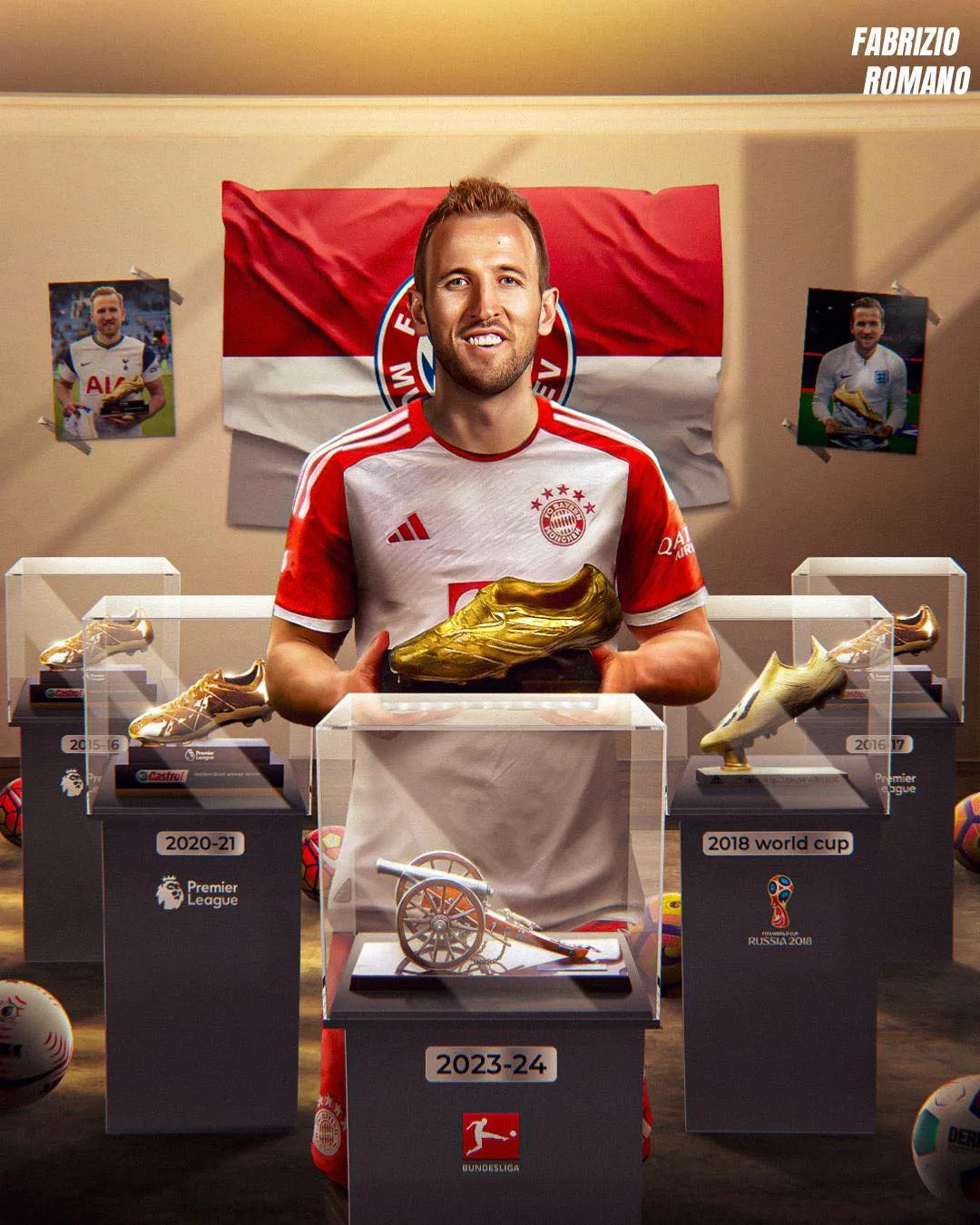 Harry Kane giành danh hiệu Chiếc giày vàng châu Âu mùa giải 2023/24 - Ảnh 2. Harry Kane giành danh hiệu Chiếc giày vàng châu Âu mùa giải 2023/24 - Ảnh 2.