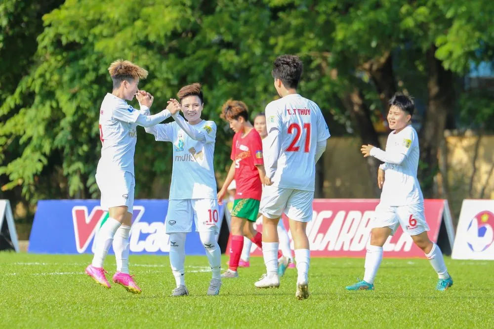 Lượt 6 giải bóng đá Nữ VĐQG – Cúp Thái Sơn Bắc 2024: Thái Nguyên T&T thắng đậm Hà Nội II - Ảnh 3. Lượt 6 giải bóng đá Nữ VĐQG – Cúp Thái Sơn Bắc 2024: Thái Nguyên T&T thắng đậm Hà Nội II - Ảnh 3.