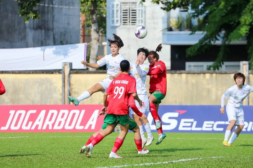 Lượt 6 giải bóng đá Nữ VĐQG – Cúp Thái Sơn Bắc 2024: Thái Nguyên T&T thắng đậm Hà Nội II - Ảnh 2. Lượt 6 giải bóng đá Nữ VĐQG – Cúp Thái Sơn Bắc 2024: Thái Nguyên T&T thắng đậm Hà Nội II - Ảnh 2.