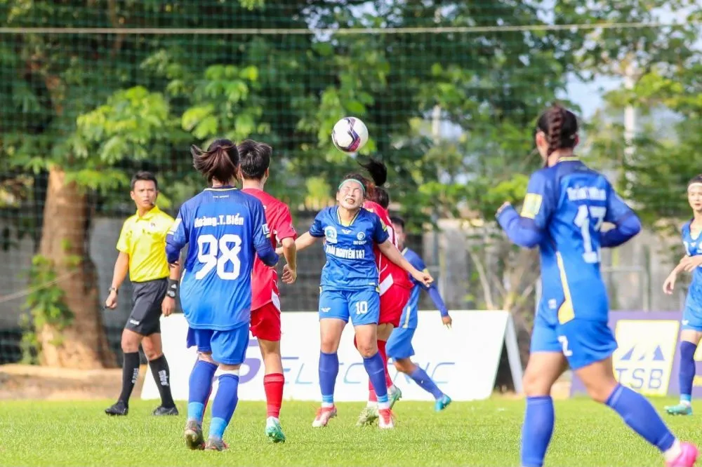 Lượt 6 giải bóng đá Nữ VĐQG – Cúp Thái Sơn Bắc 2024: Thái Nguyên T&T thắng đậm Hà Nội II - Ảnh 1. Lượt 6 giải bóng đá Nữ VĐQG – Cúp Thái Sơn Bắc 2024: Thái Nguyên T&T thắng đậm Hà Nội II - Ảnh 1.