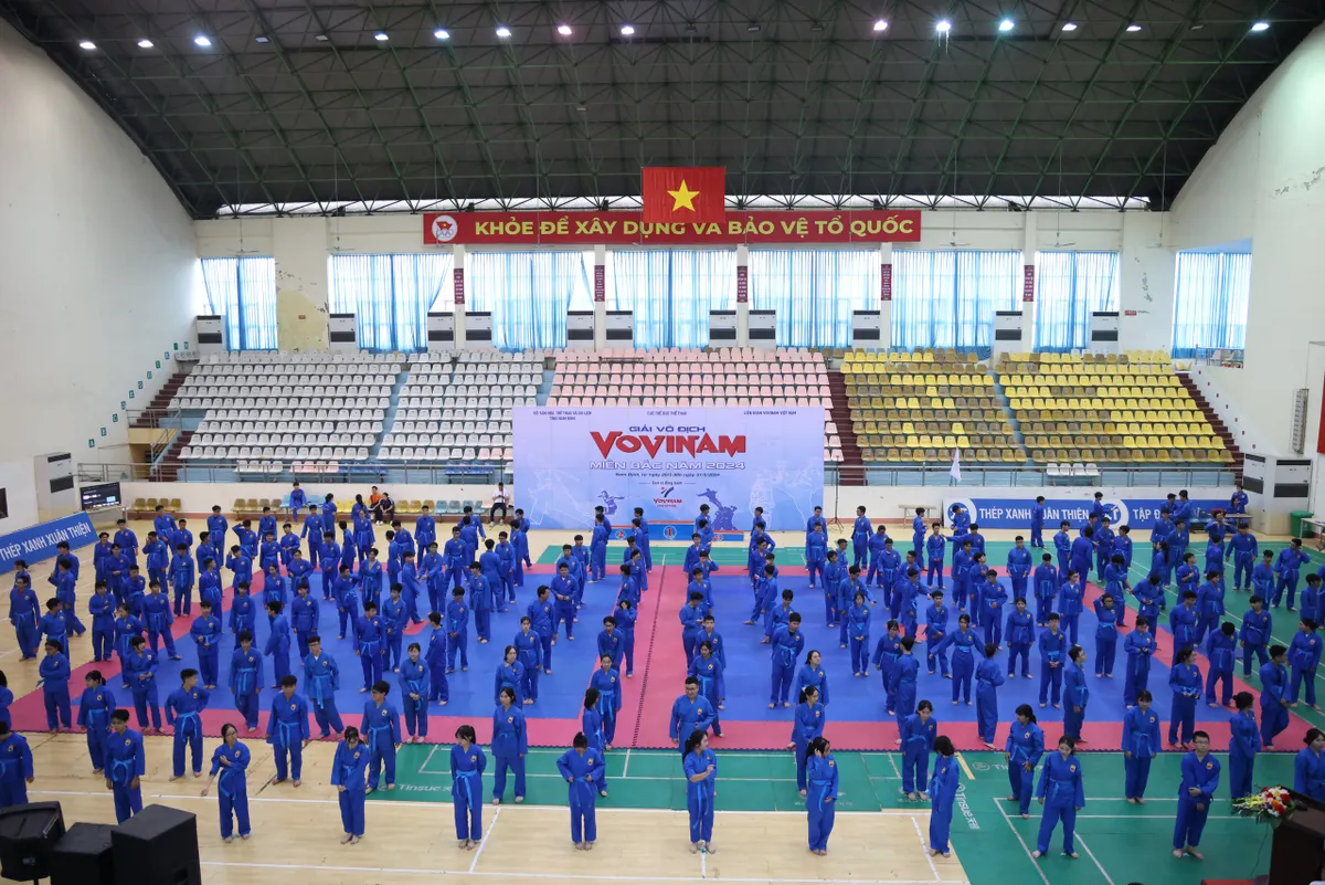 Khai mạc Giải vô địch Vovinam miền Bắc năm 2024 - Ảnh 1. Khai mạc Giải vô địch Vovinam miền Bắc năm 2024 - Ảnh 1.