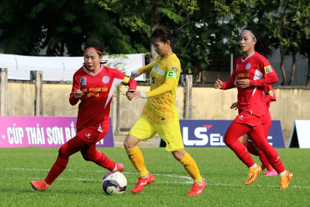 Lượt 6 giải BĐ nữ VĐQG – cúp Thái Sơn Bắc 2024: Than KSVN hòa đáng tiếc trước TP Hồ Chí Minh I  - Ảnh 1.
