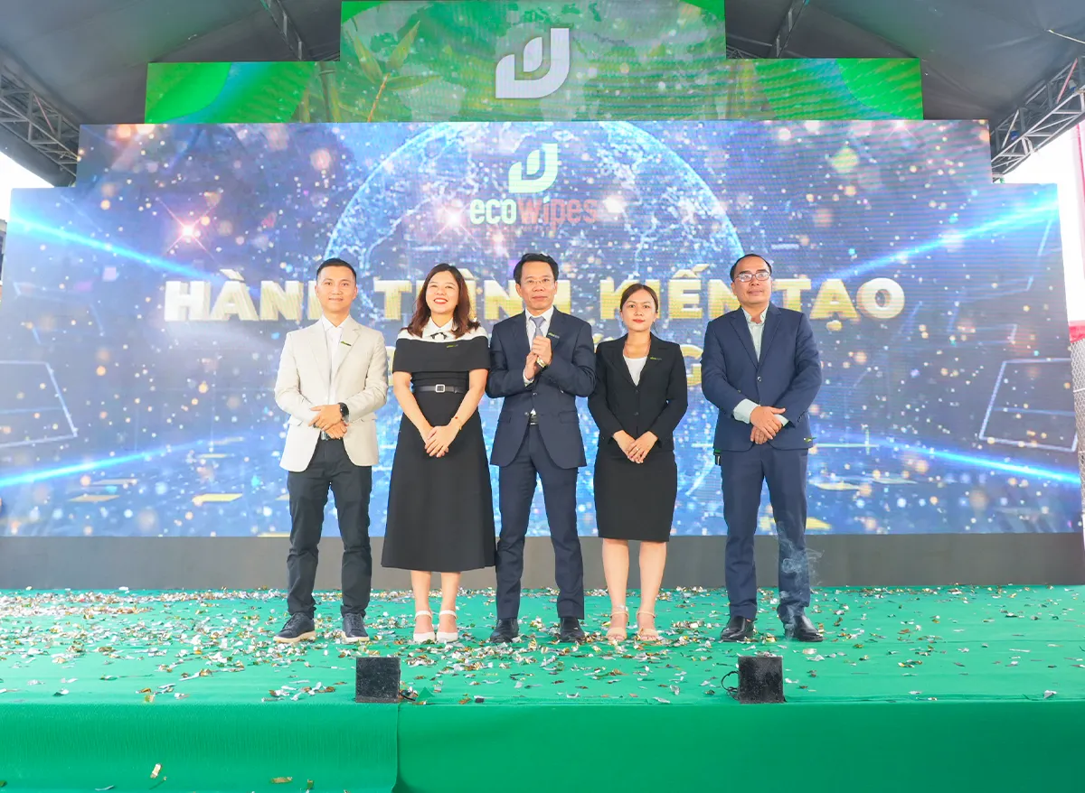 Eco Wipes Việt Nam hướng tới tầm nh&igrave;n quốc tế c&ugrave;ng nh&agrave; m&aacute;y sản xuất mới - Ảnh 1.