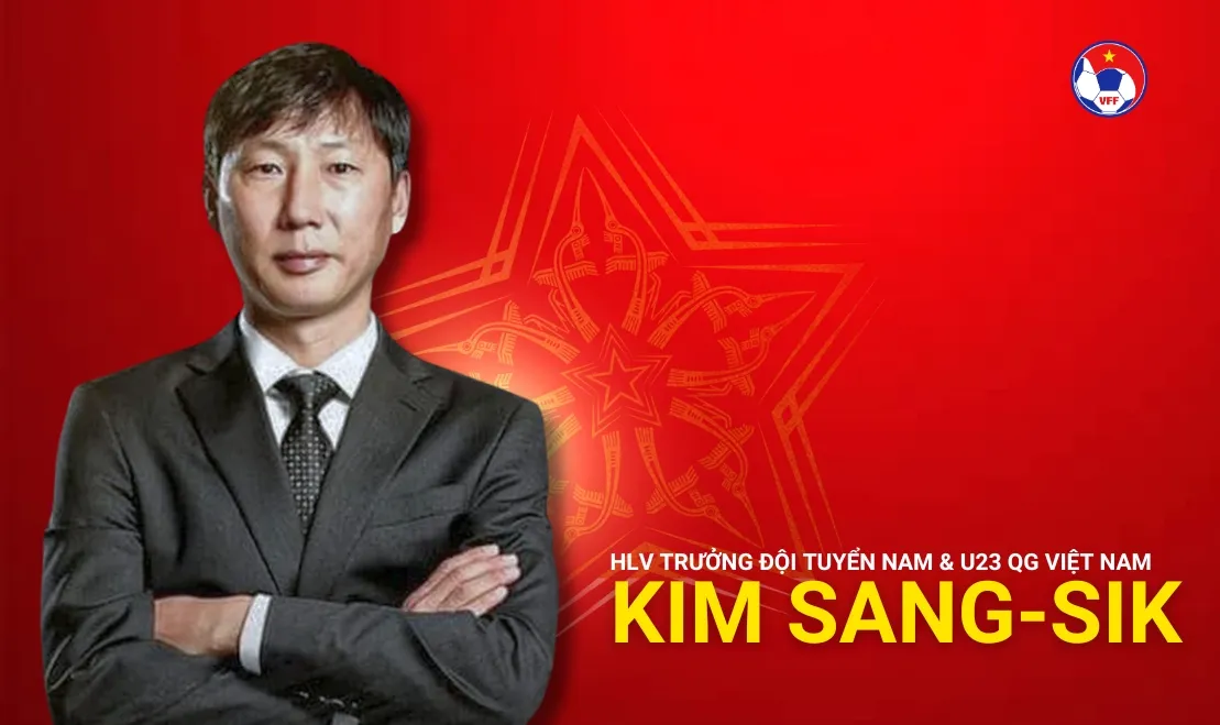 ĐTQG Việt Nam và ĐT U23 có tân HLV Kim Sang-sik - Ảnh 1. ĐTQG Việt Nam và ĐT U23 có tân HLV Kim Sang-sik - Ảnh 1.