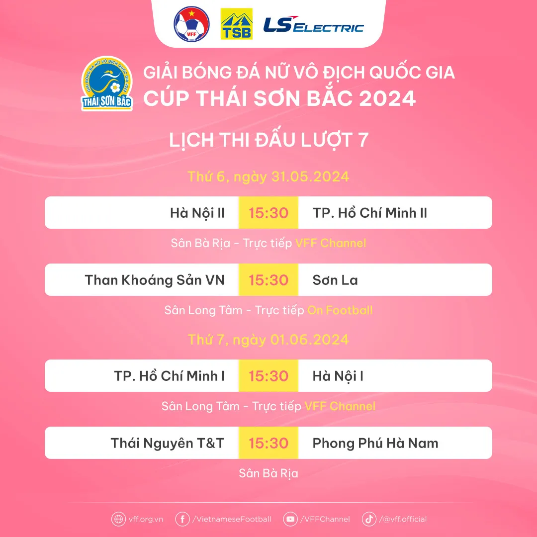 Lượt 7 giải nữ VĐQG – cúp Thái Sơn Bắc 2024: Đại chiến ngôi đầu - Ảnh 4. Lượt 7 giải nữ VĐQG – cúp Thái Sơn Bắc 2024: Đại chiến ngôi đầu - Ảnh 4.