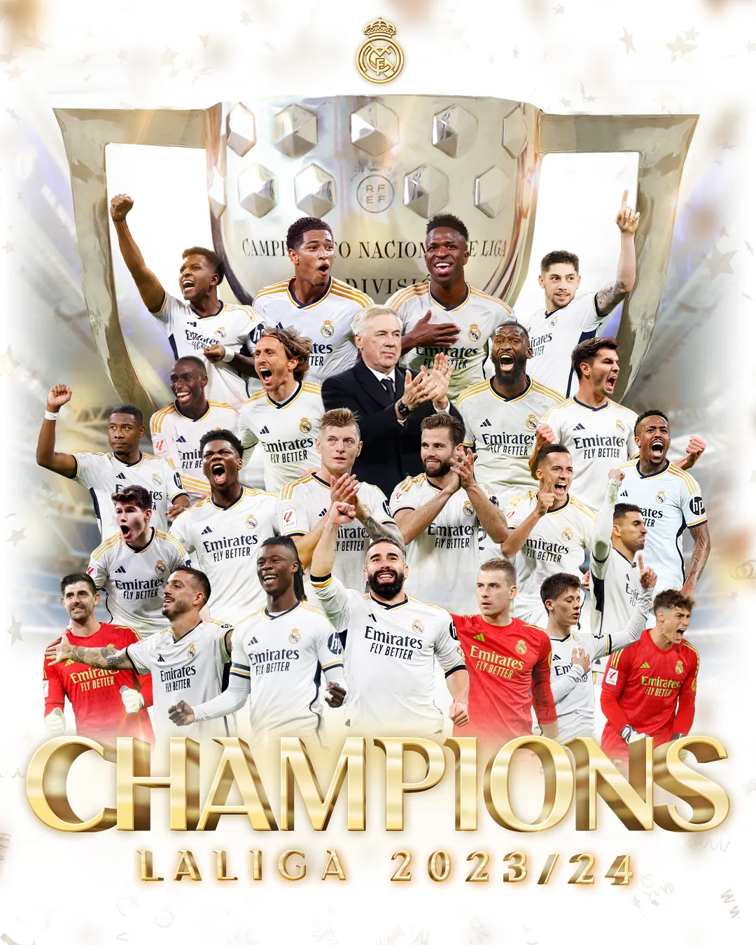 Real Madrid giành chức vô địch La Liga sớm 4 vòng đấu - Ảnh 1. Real Madrid giành chức vô địch La Liga sớm 4 vòng đấu - Ảnh 1.