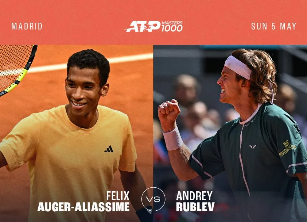 Andrey Rublev vô địch giải quần vợt Madrid mở rộng - Ảnh 1. Andrey Rublev vô địch giải quần vợt Madrid mở rộng - Ảnh 1.