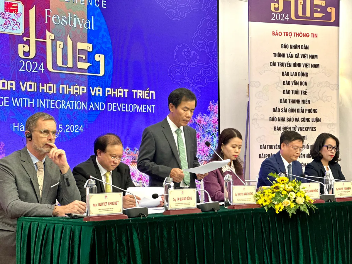 Festival Huế 2024 với chủ đề: “Di sản văn hóa với hội nhập và phát triển” - Ảnh 1.