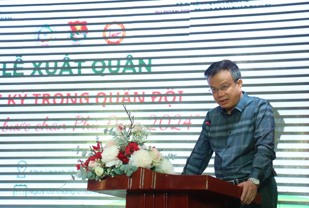 148 chiến sĩ nh&iacute; tham gia lễ xuất qu&acirc;n Học kỳ trong Qu&acirc;n đội năm 2024 - Ảnh 1.