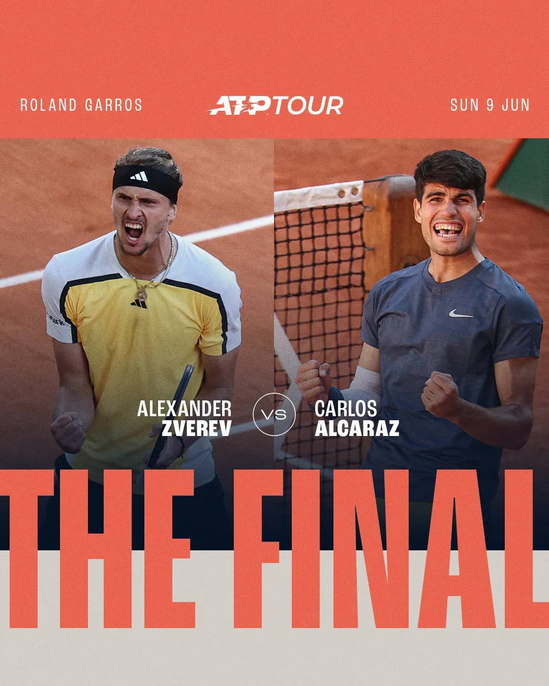 Trước trận chung kết Pháp mở rộng | Carlos Alcaraz vs Alexander Zverev - Ảnh 1. Trước trận chung kết Pháp mở rộng | Carlos Alcaraz vs Alexander Zverev - Ảnh 1.