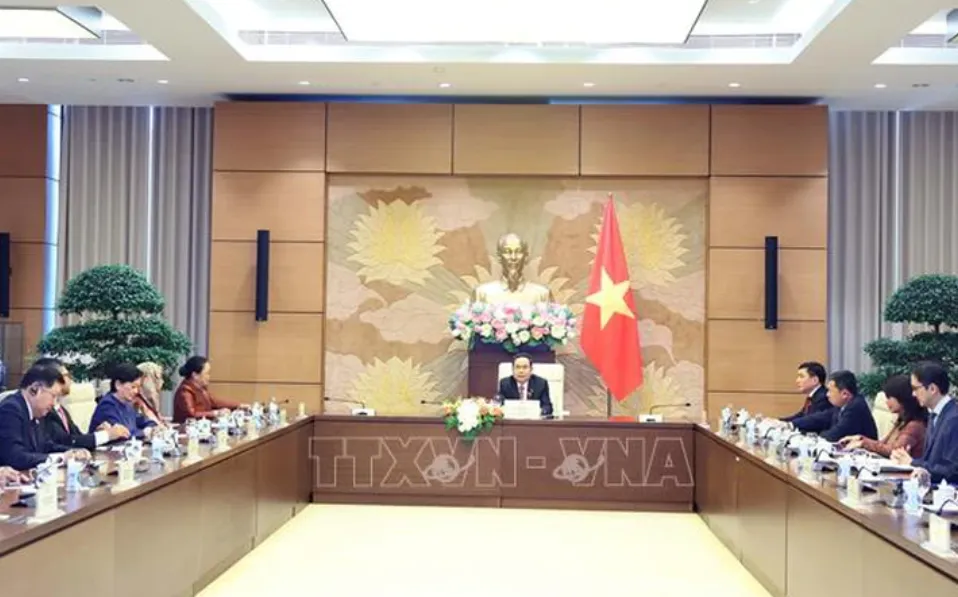Chủ tịch Quốc hội Trần Thanh Mẫn tiếp Đại sứ, Đại biện các nước ASEAN và Timor-Leste - Ảnh 1.