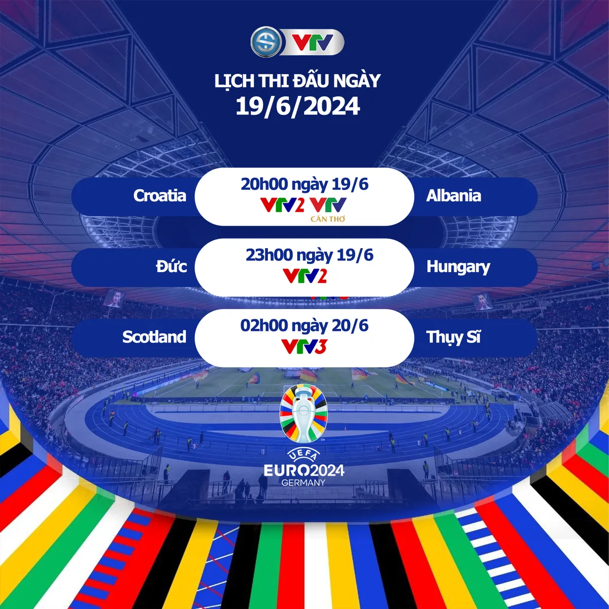Lịch thi đấu và trực tiếp Euro 2024 hôm nay trên VTV: Đức có giành vé sớm; chờ Croatia thoát hiểm - Ảnh 1. Lịch thi đấu và trực tiếp Euro 2024 hôm nay trên VTV: Đức có giành vé sớm; chờ Croatia thoát hiểm - Ảnh 1.