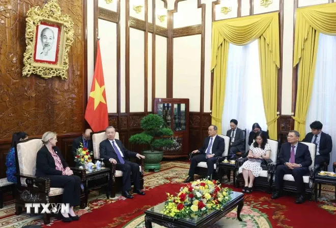 Thụy Điển mong muốn hợp t&aacute;c với Việt Nam về ứng ph&oacute; biến đổi kh&iacute; hậu, chuyển đổi xanh - Ảnh 1.