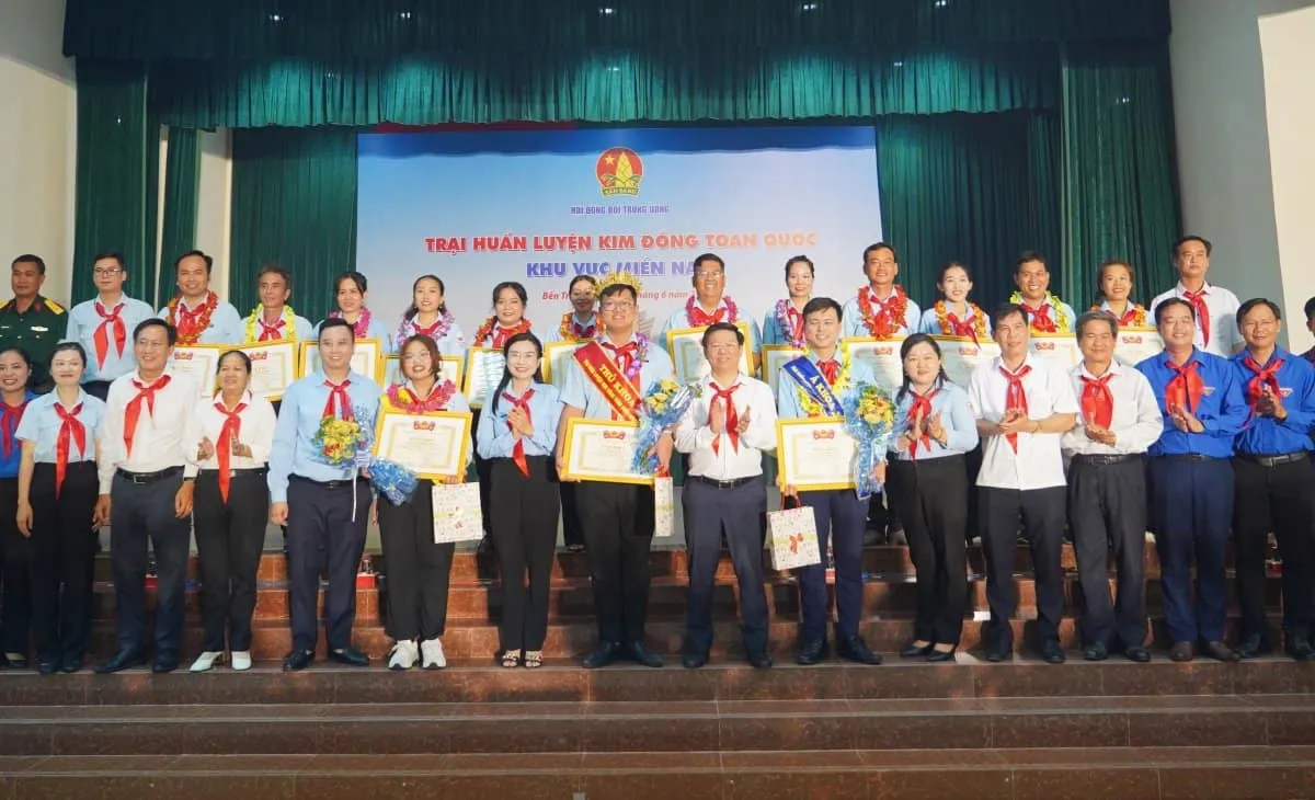 Bế mạc Trại Huấn luyện Kim Đồng To&agrave;n quốc khu vực Miền Nam - Ảnh 2.