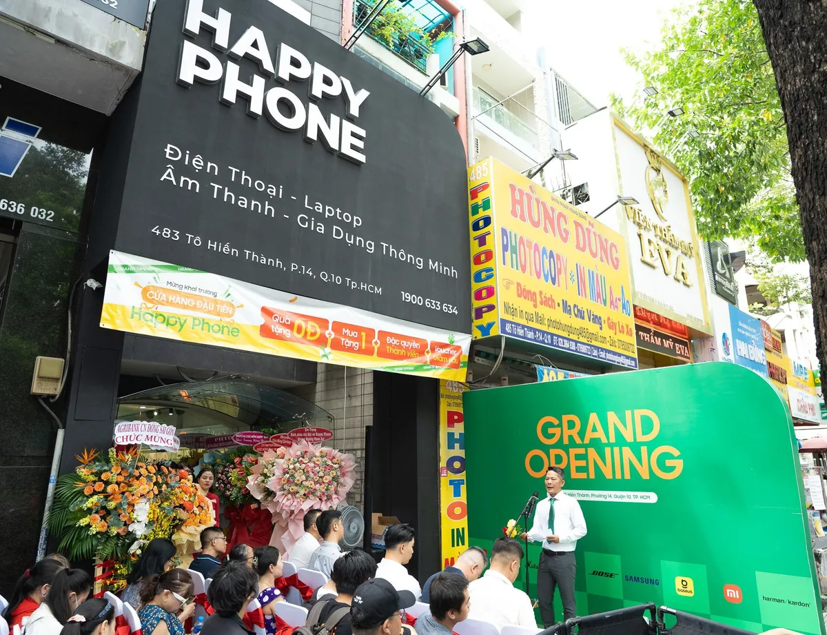 Happy Phone ra mắt cửa h&agrave;ng đầu ti&ecirc;n tại Quận 10 Th&agrave;nh phố Hồ Ch&iacute; Minh - Ảnh 2.
