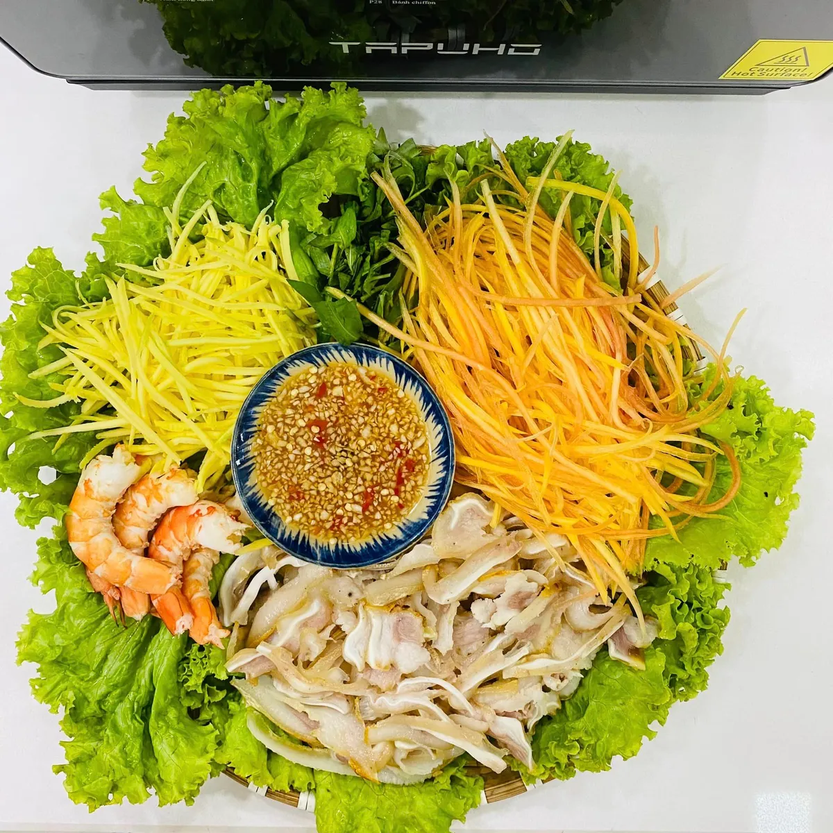 Hướng dẫn l&agrave;m nộm đu đủ tai heo  - Ảnh 4.