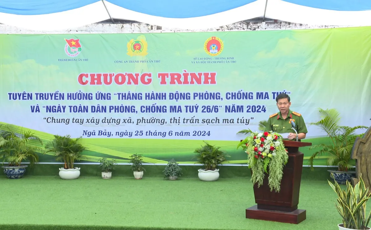 Cần Thơ tuyên truyền, hưởng ứng Tháng hành động phòng, chống ma túy - Ảnh 1. Cần Thơ tuyên truyền, hưởng ứng Tháng hành động phòng, chống ma túy - Ảnh 1.