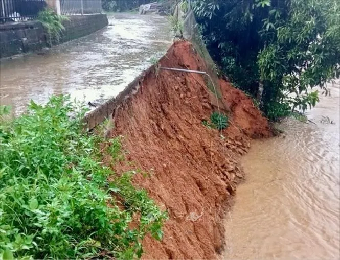 Mưa lớn kéo dài gây nhiều thiệt hại về tài sản và hoa màu ở Yên Bái - Ảnh 3.