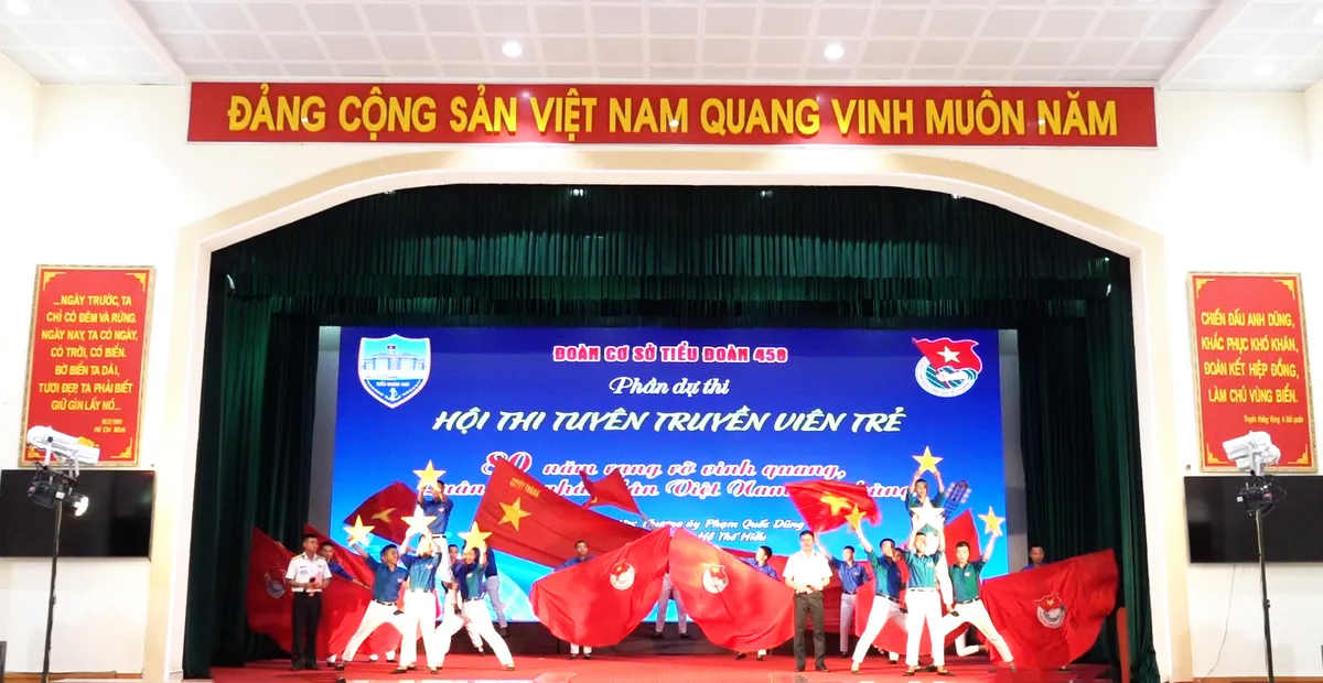 Vùng 4 Hải quân tổ chức hội thi tuyên truyền viên trẻ năm 2024 - Ảnh 1.