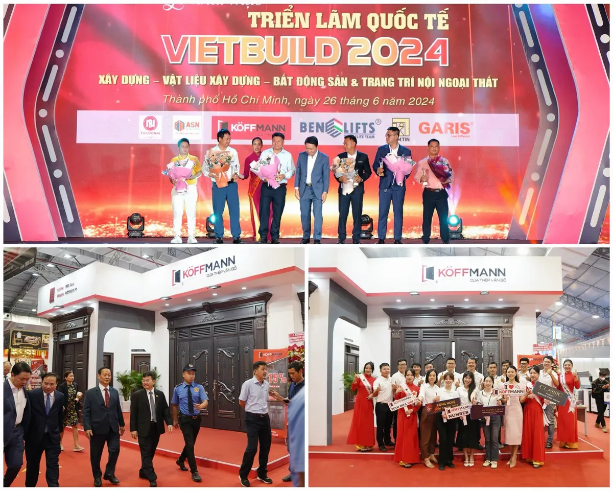 Koffmann c&ugrave;ng d&ograve;ng sản phẩm mới Classic nổi bật tại triển l&atilde;m quốc tế Vietbuild TP Hồ Ch&iacute; Minh 2024 - Ảnh 1.