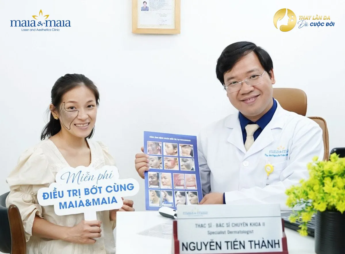 Phòng khám Da liễu Maia&Maia cùng hành trình “Xóa chàm bớt miễn phí 100%” dành cho người Việt Nam - Ảnh 1. Phòng khám Da liễu Maia&Maia cùng hành trình “Xóa chàm bớt miễn phí 100%” dành cho người Việt Nam - Ảnh 1.