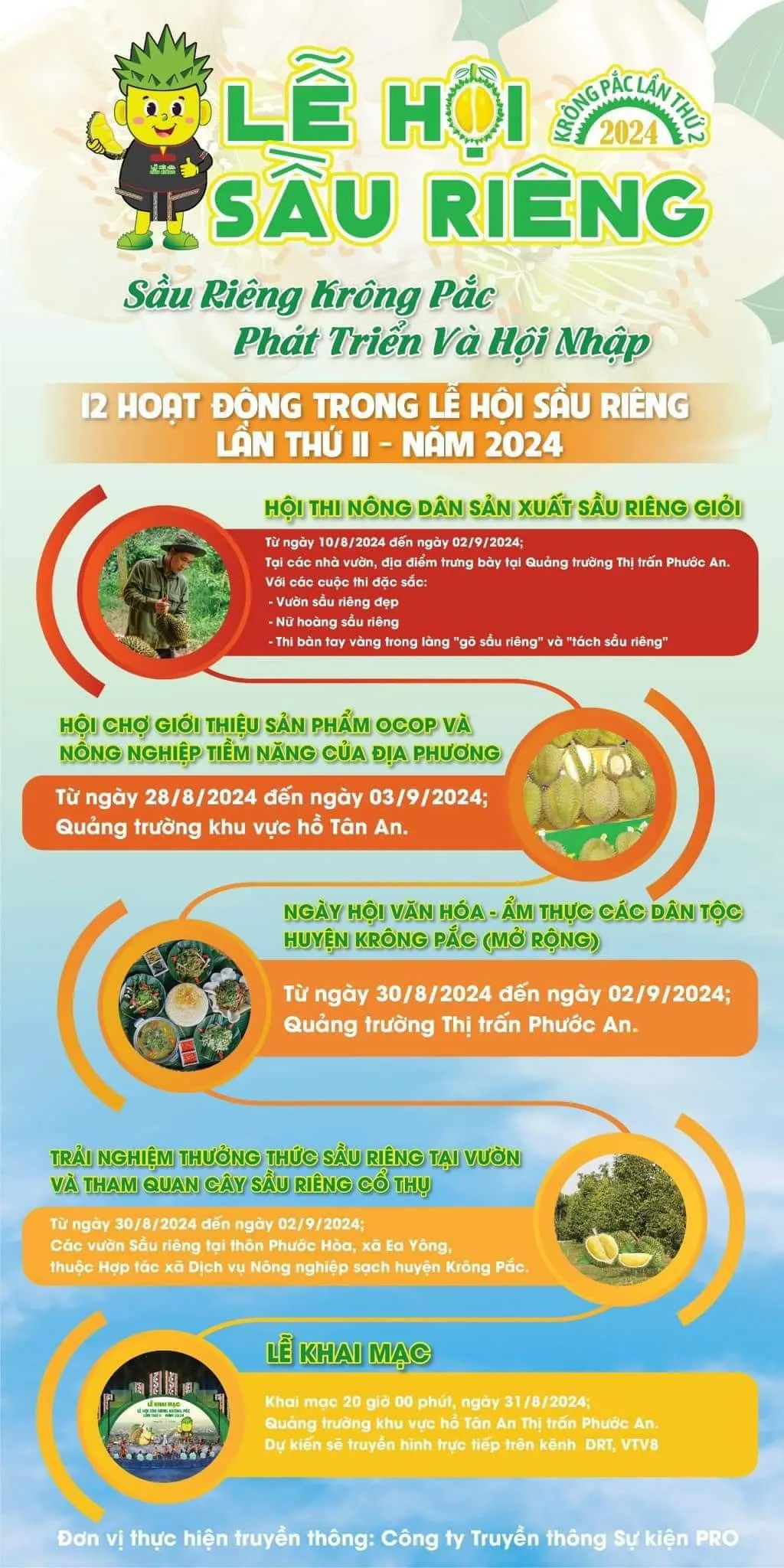 Nhiều chương tr&igrave;nh hấp dẫn ở Lễ hội Sầu ri&ecirc;ng Kr&ocirc;ng Pắc lần 2 - 2024 - Ảnh 2.