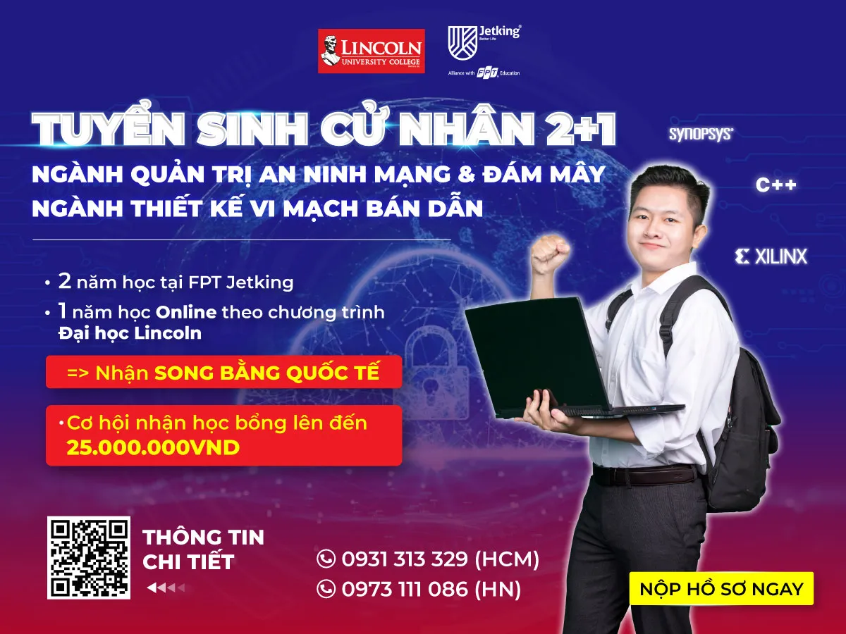 Sở Hữu Bằng Cử Nh&acirc;n Quốc Tế Ngay Tại Việt Nam C&ugrave;ng FPT Jetking - Ảnh 1.