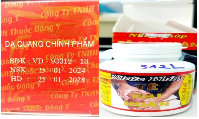 Cảnh báo thuốc giả Viên hoàn cứng nhức khớp tê bại hoàn - Ảnh 1.