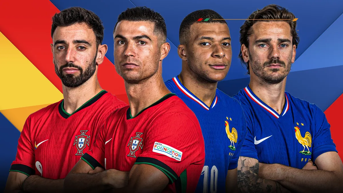 Lịch thi đấu và trực tiếp Euro 2024 hôm nay trên VTV: Đức gặp Tây Ban Nha, Pháp đối đầu Bồ Đào Nha - Ảnh 3. Lịch thi đấu và trực tiếp Euro 2024 hôm nay trên VTV: Đức gặp Tây Ban Nha, Pháp đối đầu Bồ Đào Nha - Ảnh 3.