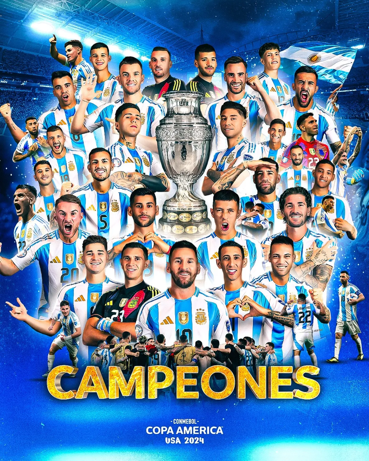 Argentina 1-0 Colombia: Messi khóc rời sân, Lautaro Martinez đóng vai người hùng | Chung kết Copa America - Ảnh 3. Argentina 1-0 Colombia: Messi khóc rời sân, Lautaro Martinez đóng vai người hùng | Chung kết Copa America - Ảnh 3.
