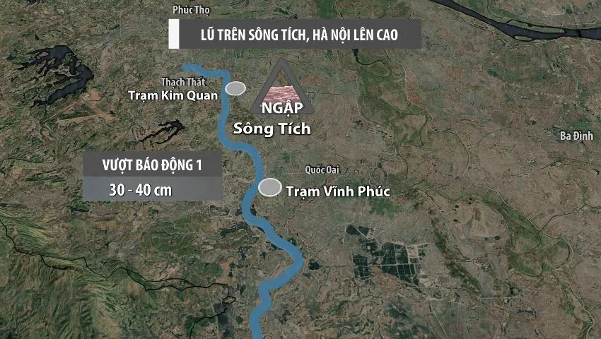 Hà Nội: 1 người thiệt mạng do nước cuốn sau mưa lớn - Ảnh 1.