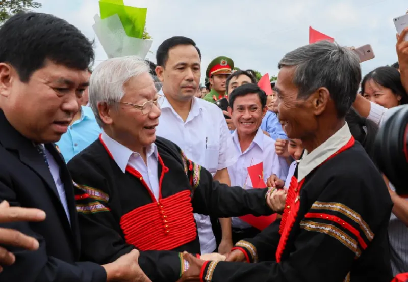 Tình cảm của đồng bào dân tộc với Tổng Bí thư Nguyễn Phú Trọng - Ảnh 1. Tình cảm của đồng bào dân tộc với Tổng Bí thư Nguyễn Phú Trọng - Ảnh 1.