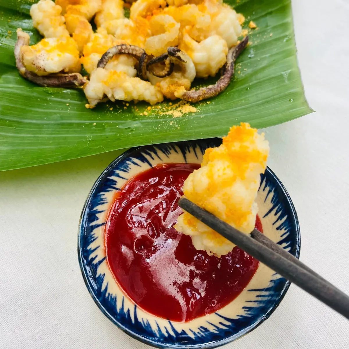 Mực chi&ecirc;n lắc ph&ocirc; mai  - c&agrave;ng ăn c&agrave;ng nghiền - Ảnh 7.