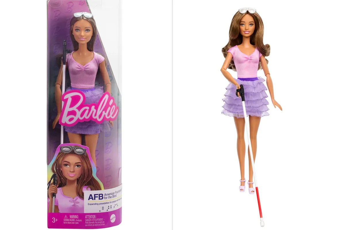 Búp bê Barbie khiếm thị thúc đẩy hòa nhập cộng đồng - Ảnh 1.