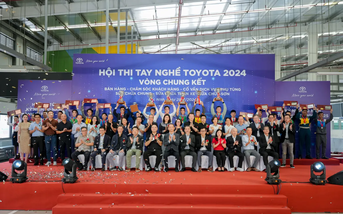 73 th&iacute; sinh tranh t&agrave;i tại chung kết Hội thi tay nghề Toyota 2024 - Ảnh 2.
