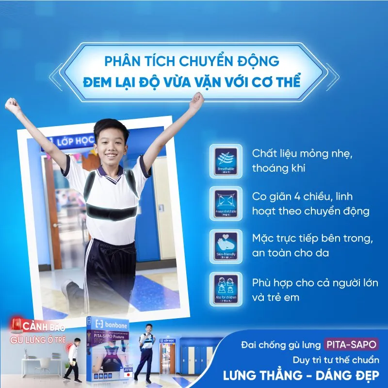 Khi n&agrave;o cần trang bị đai chống g&ugrave; lưng PITA-SAPO cho trẻ? - Ảnh 3.