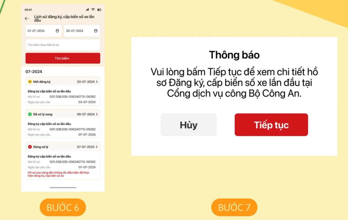 Hướng dẫn đăng ký xe bằng dịch vụ công trực tuyến và VNeID từ 1/8 - Ảnh 4.