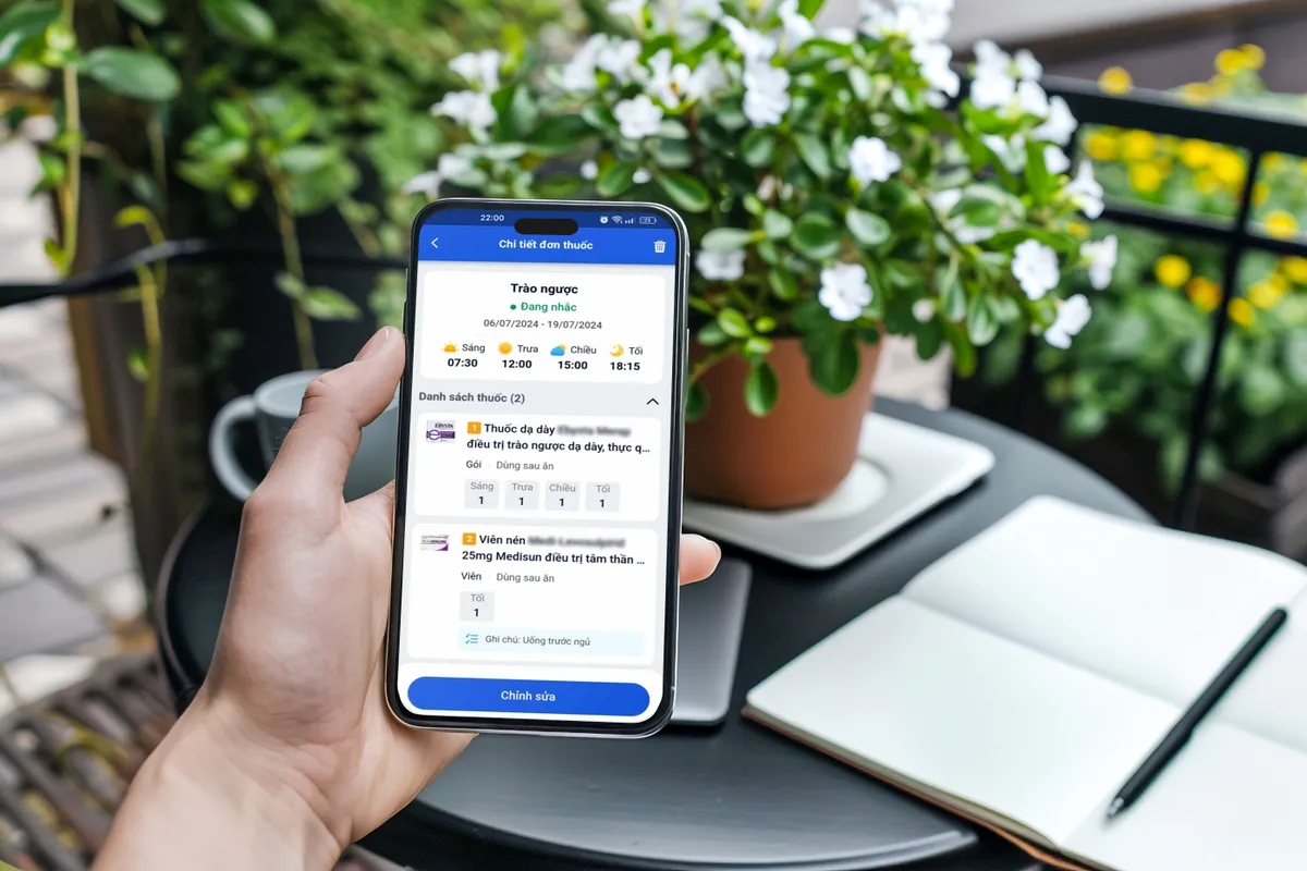 Hàng triệu người dùng sẽ nhận được thông báo nhắc uống thuốc tự động nhờ tính năng mới trên ứng dụng Long Châu - Ảnh 2. Hàng triệu người dùng sẽ nhận được thông báo nhắc uống thuốc tự động nhờ tính năng mới trên ứng dụng Long Châu - Ảnh 2.