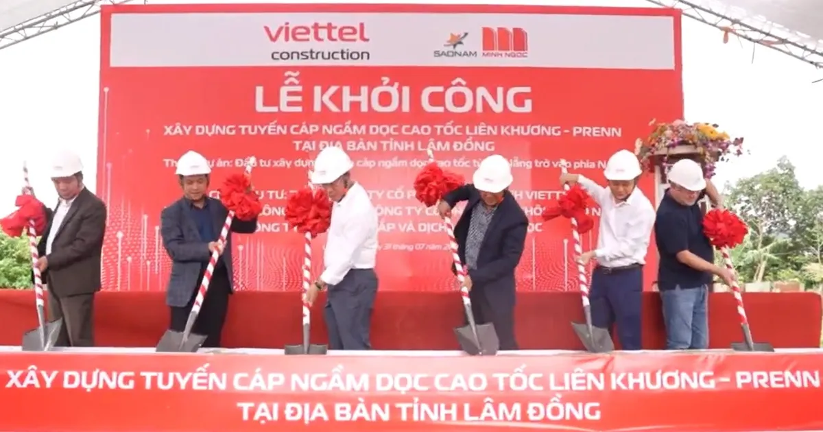 Viettel Construction khởi c&ocirc;ng tuyến c&aacute;p ngầm Li&ecirc;n Khương &ndash; Prenn - Ảnh 2.