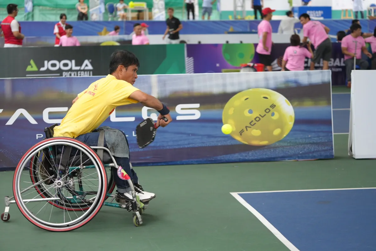 “Para Pickleball 2024 tranh cúp Tấm lòng Việt VTV” khép lại với những trận đấu ấn tượng - Ảnh 19.