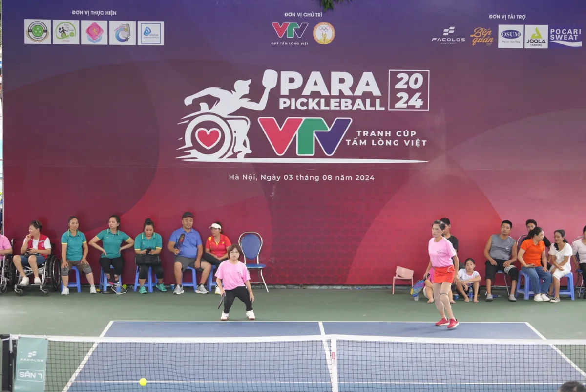 “Para Pickleball 2024 tranh cúp Tấm lòng Việt VTV” khép lại với những trận đấu ấn tượng - Ảnh 7.