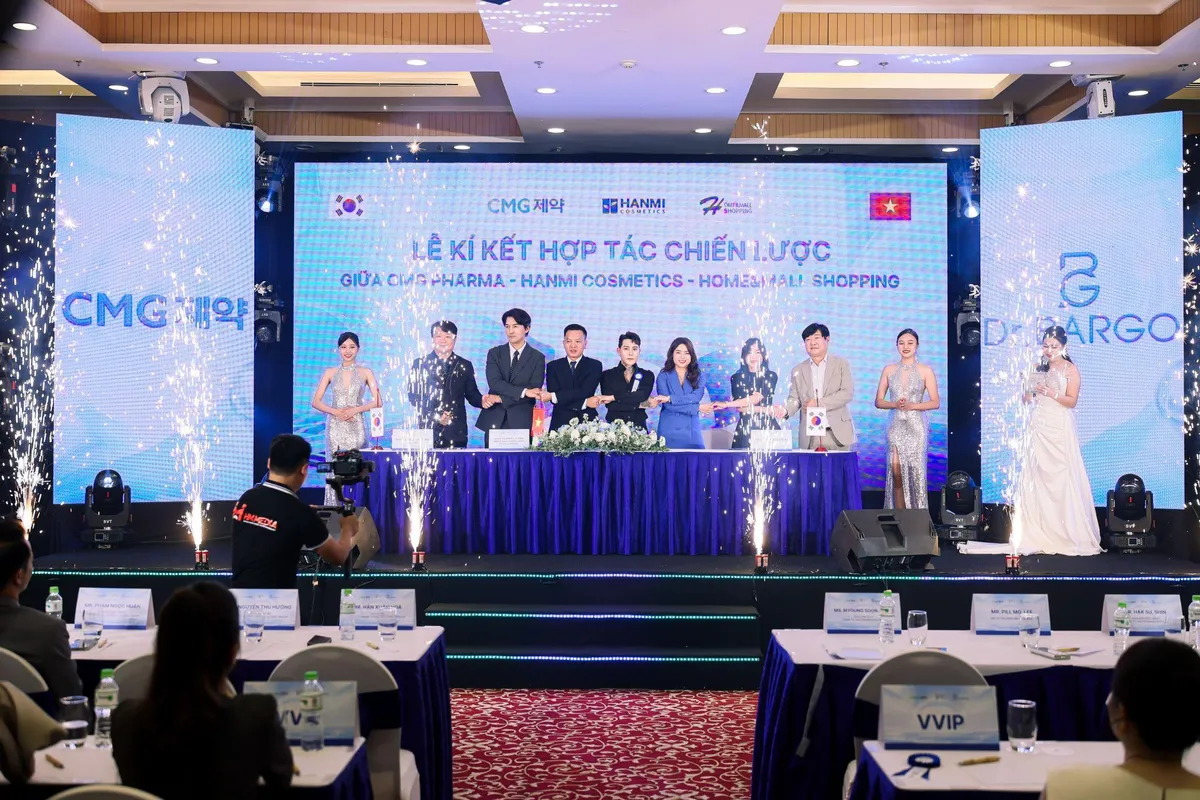 CMG Pharma bắt tay c&ugrave;ng Hanmi Cosmetics Global chinh phục thị trường mỹ phẩm Việt Nam - Ảnh 1.