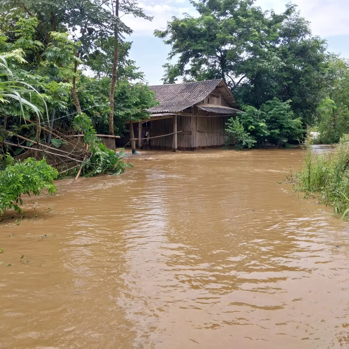 L&agrave;o Cai: Gần 40 nh&agrave; d&acirc;n bị ảnh hưởng do mưa lớn, ngập &uacute;ng - Ảnh 1.