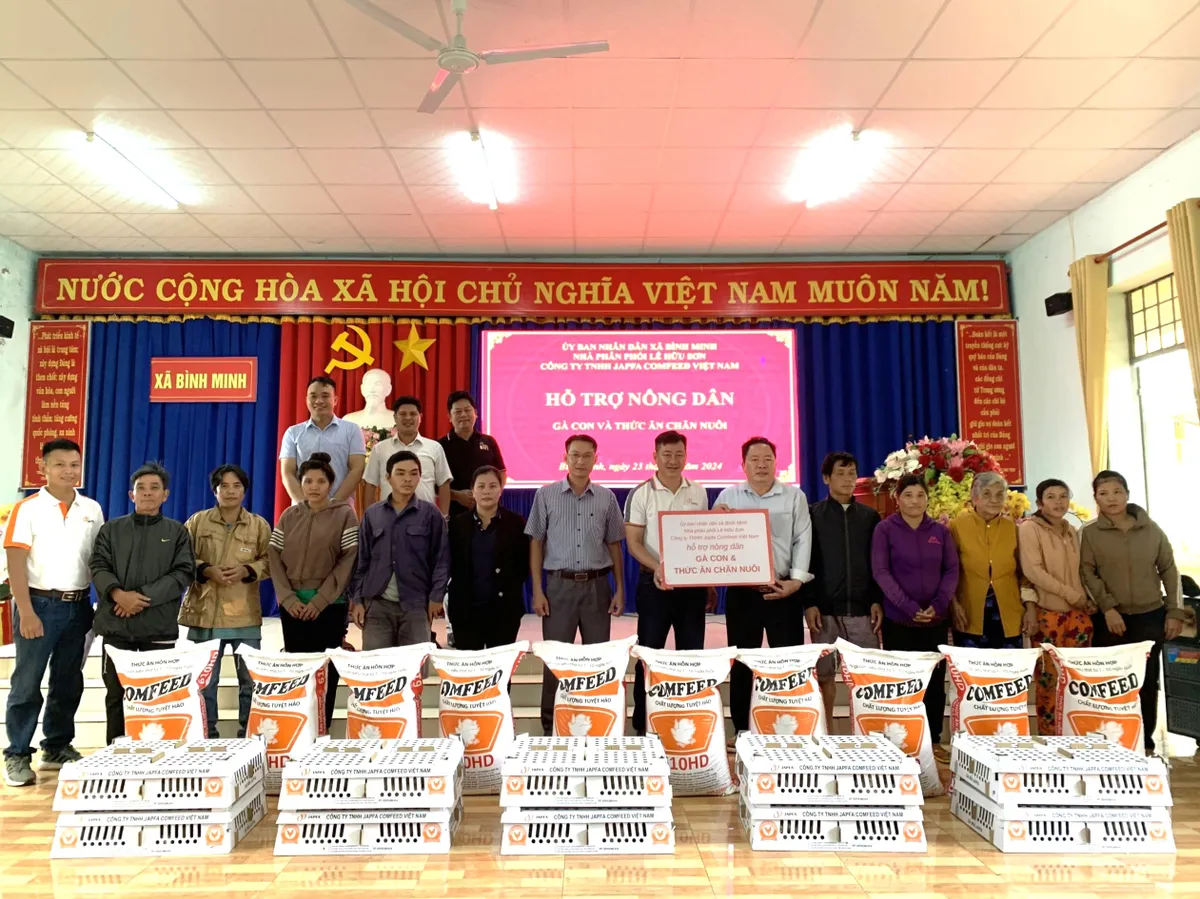 Japfa Việt Nam trao tặng g&agrave; giống tại 6 tỉnh th&agrave;nh tr&ecirc;n cả nước - Ảnh 1.