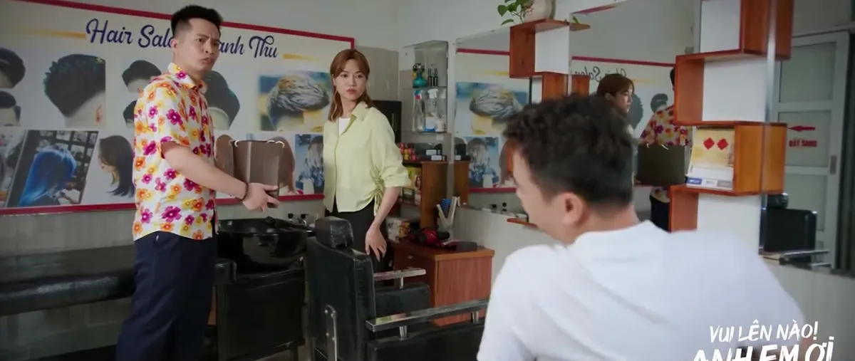 Vui l&ecirc;n n&agrave;o anh em ơi - Tập 12: Thu vui vẻ với anh B&iacute;nh vẩu để chọc tức chồng - Ảnh 2.