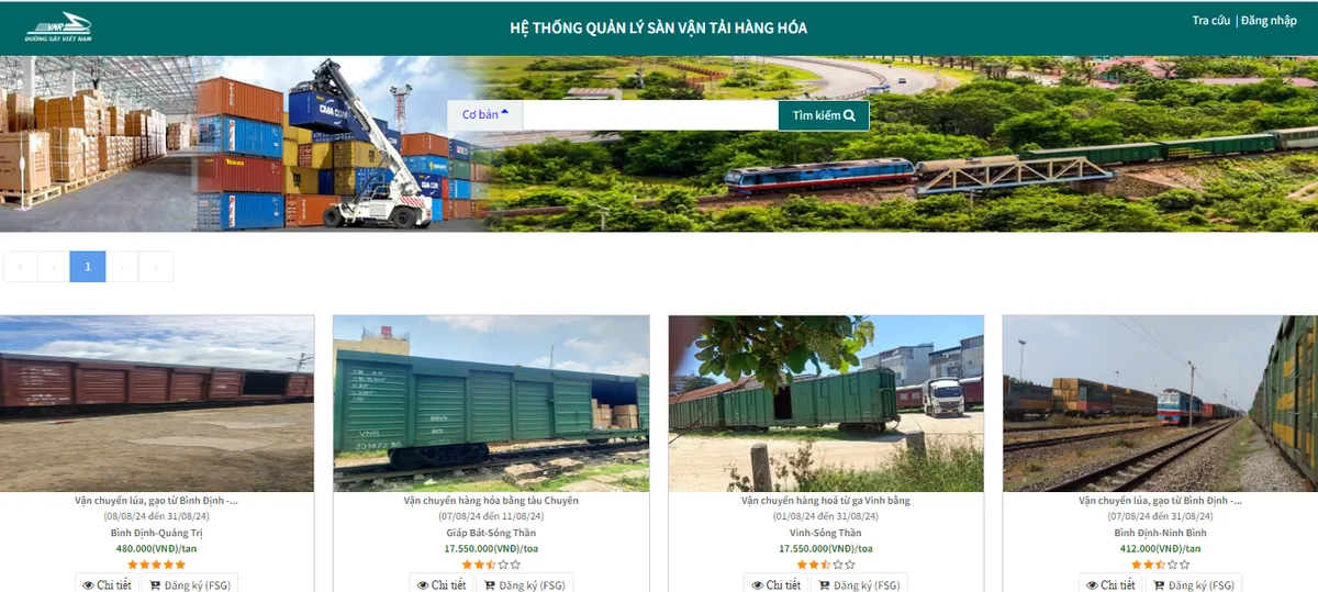 Ngành đường sắt sắp triển khai phần mềm sàn giao dịch vận tải hàng hóa - Ảnh 1.