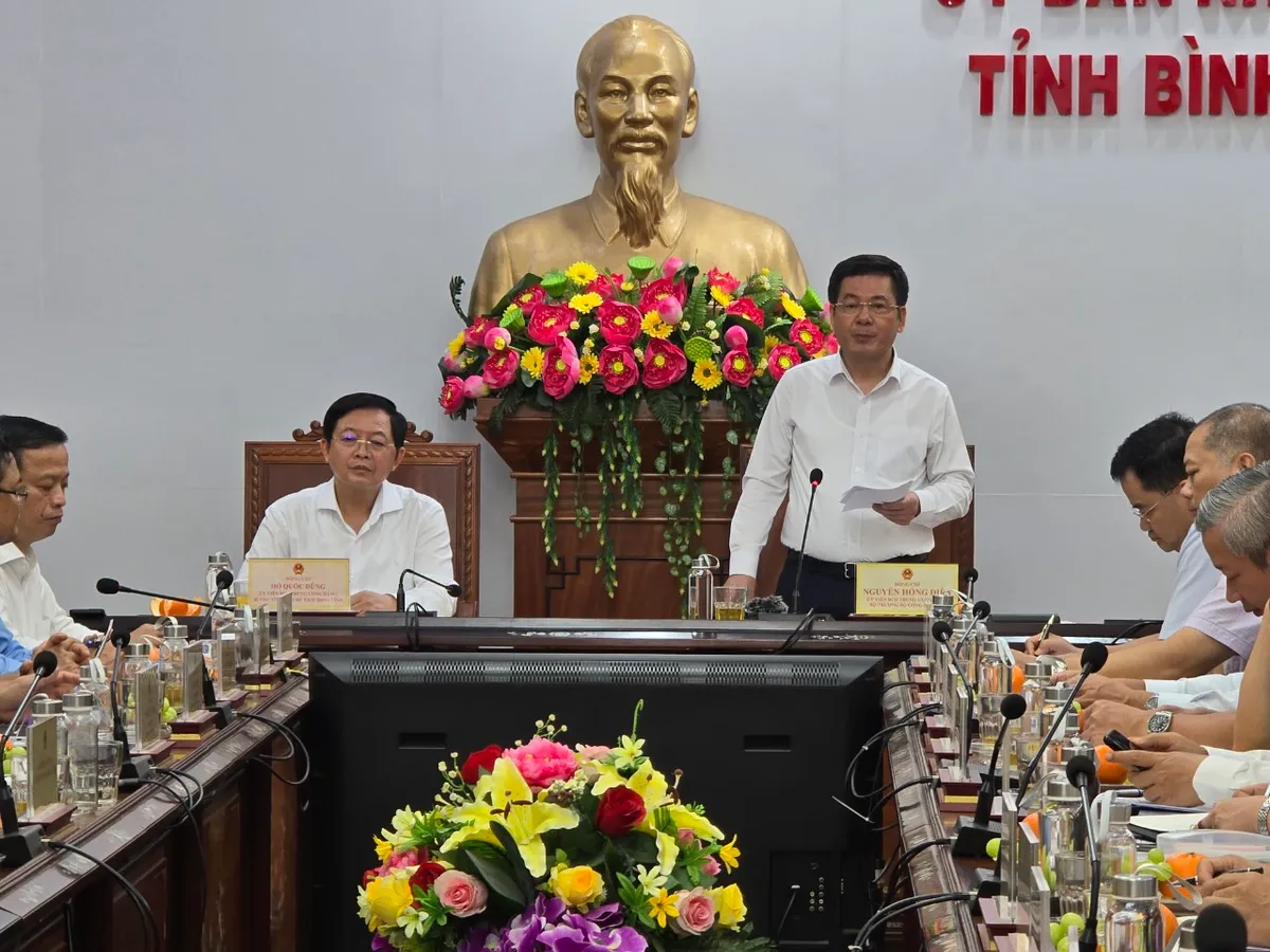 B&igrave;nh Định đề xuất Bộ C&ocirc;ng thương để thu h&uacute;t c&aacute;c dự &aacute;n lớn - Ảnh 2.